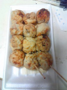 冷えても美味しいたこやき